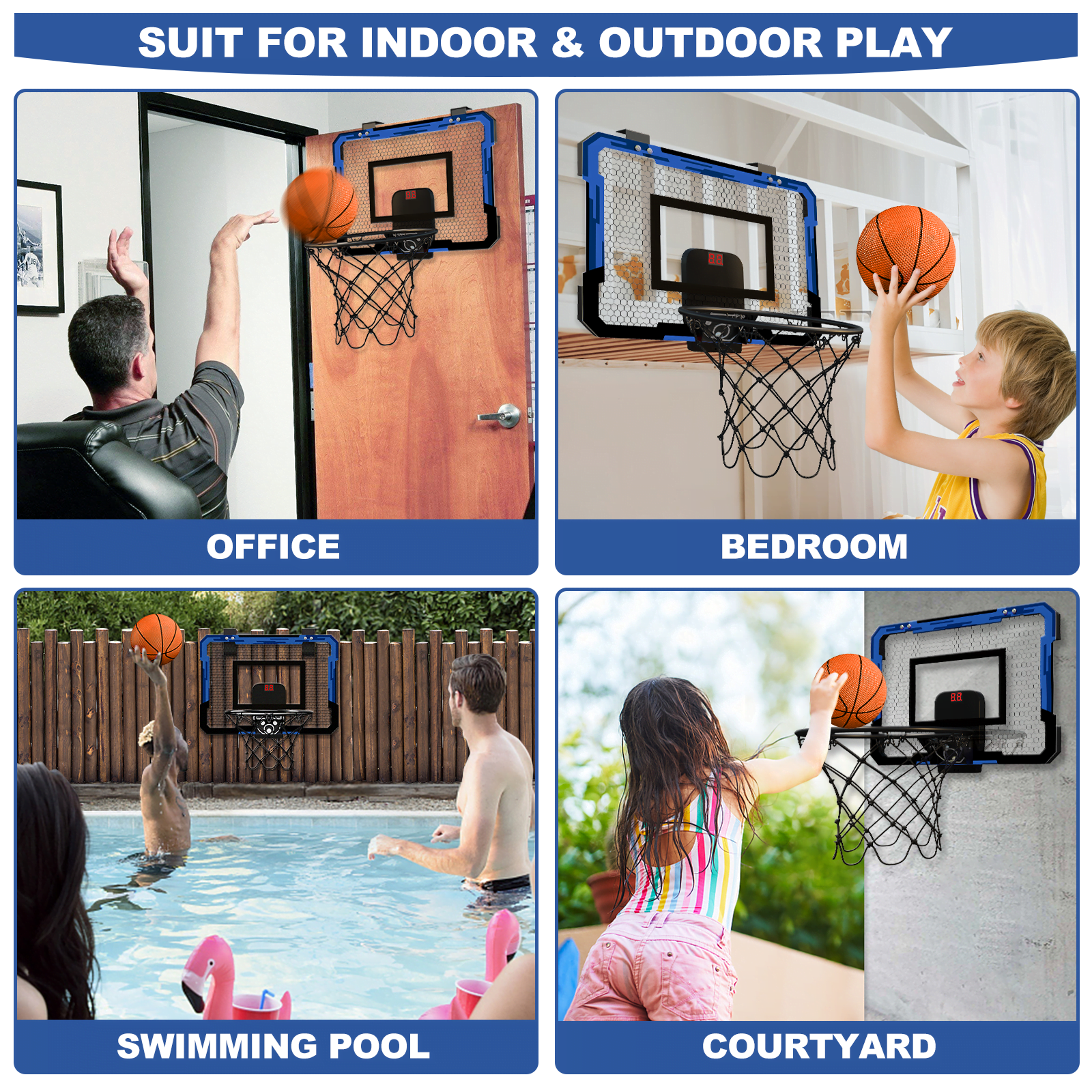 Fun And Fitness With Our Foldable Basketball Hoop For Kids - Warminter