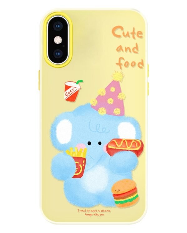 Skin Feeling Jelly TPU Hybrid PC Phone Case, For iPhone X / XS