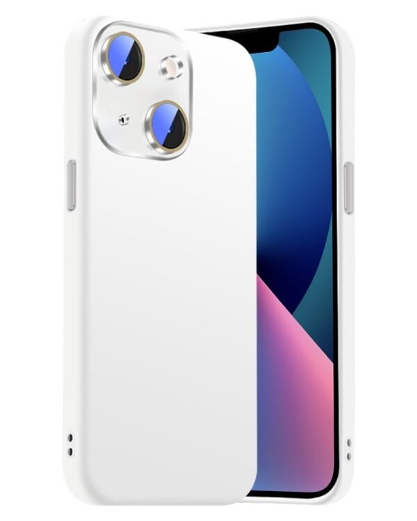 Nano Lens Cover Liquid Silicone Phone Case, For iPhone 13, For iPhone 12